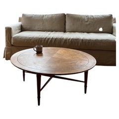 The Aurelia Round Mid-Century Walnut Coffee Table