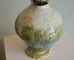 AlguÏ – handgefertigte Vase aus Steingut, Kollektion „Naïve“ von Hania Jneid
