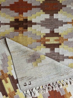 Tissage plat suédois des années 1950, par Judith Johansson