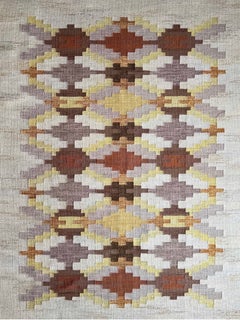 Tissage plat suédois des années 1950, par Judith Johansson