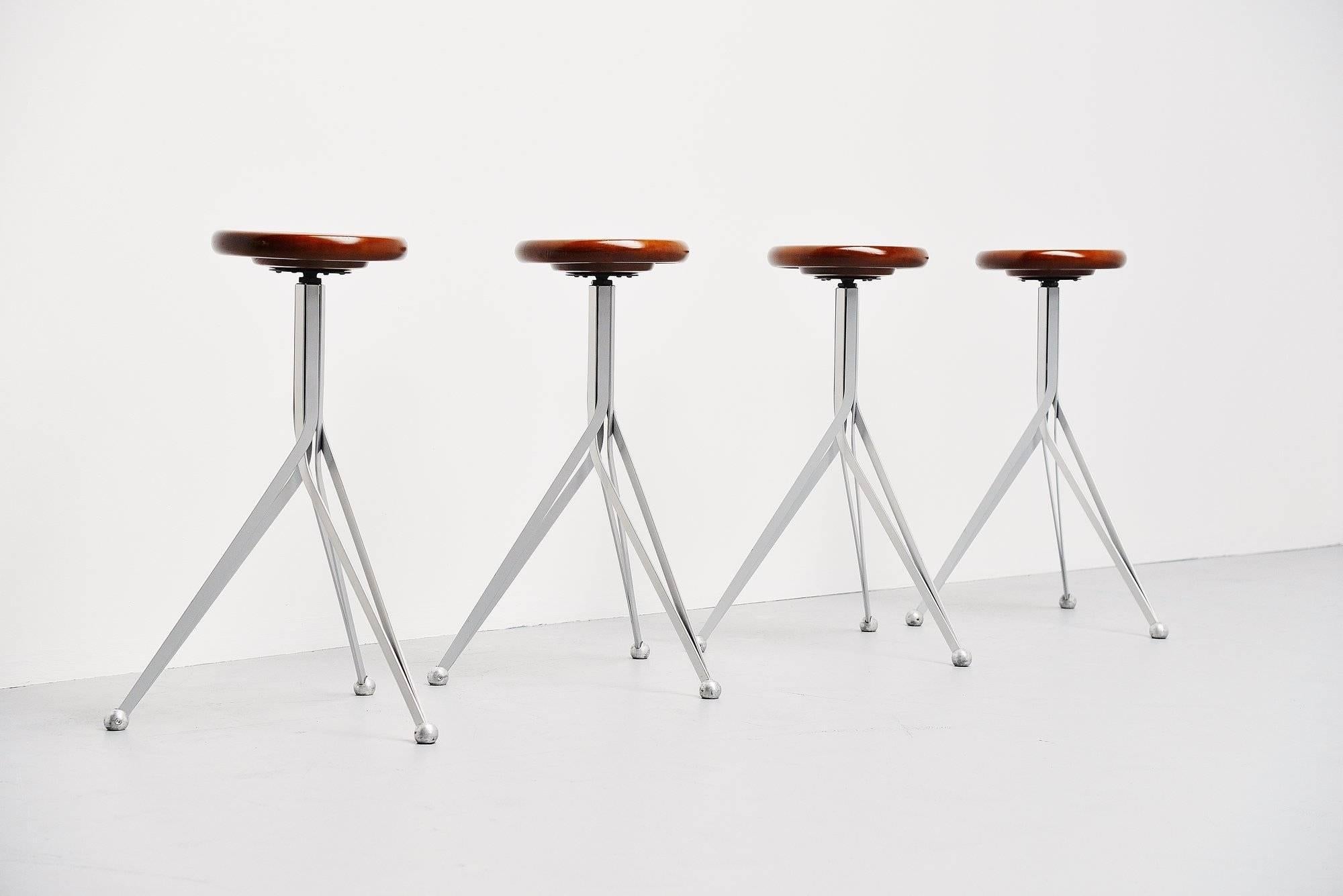 Lacquered Ron Arad Anonimus Stools Zeus, Italy, 1994 For Sale