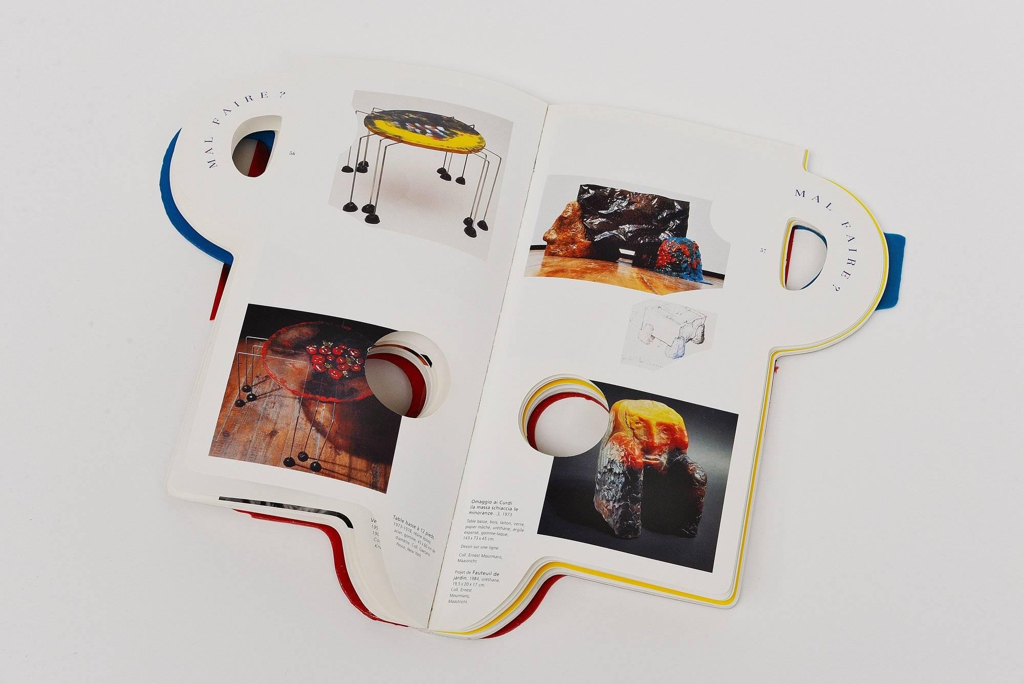 Gaetano Pesce Centre Pompidou Exhibition Book, 1996 In Excellent Condition For Sale In Roosendaal, NL