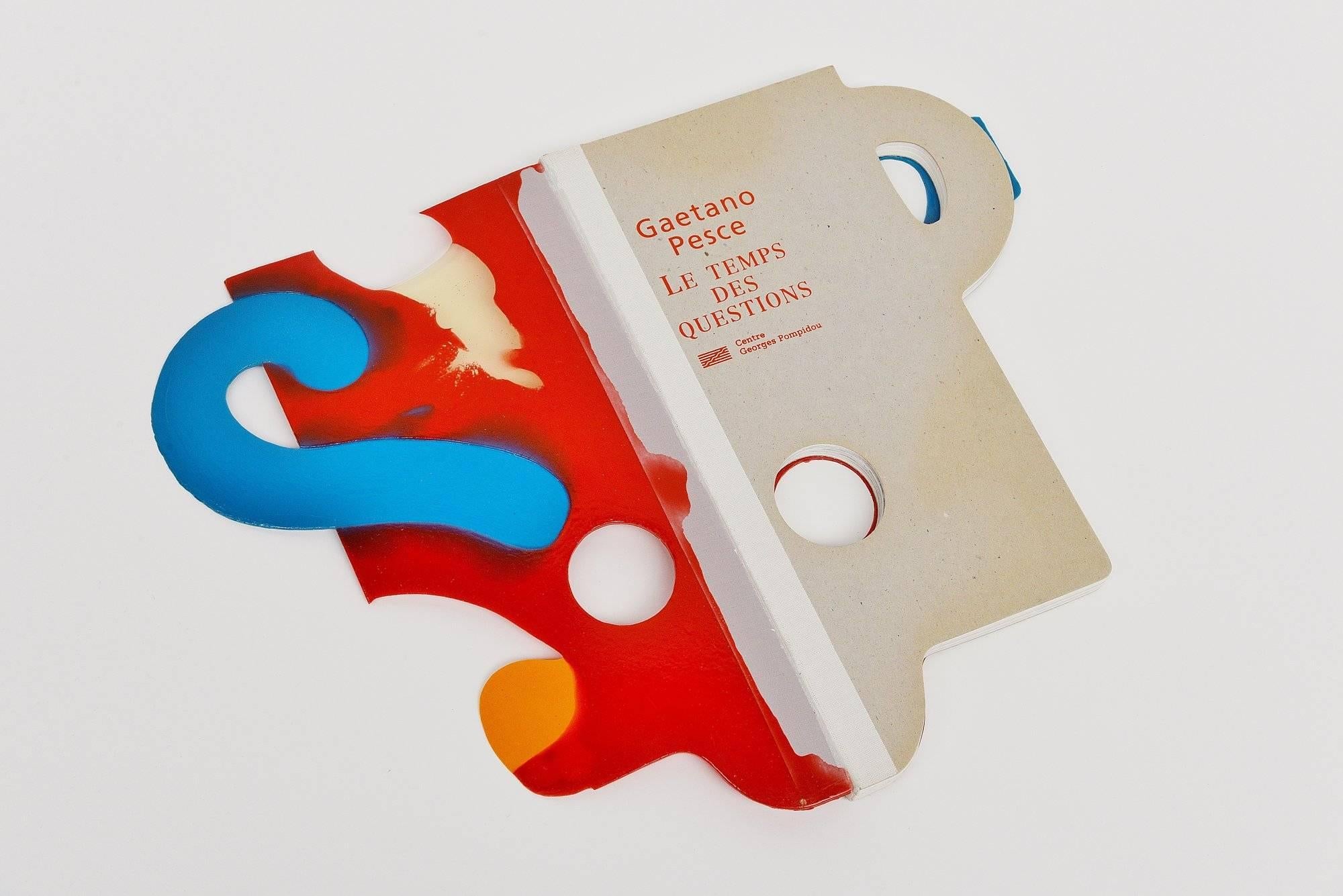 Mid-Century Modern Gaetano Pesce Centre Pompidou Exhibition Book, 1996 For Sale