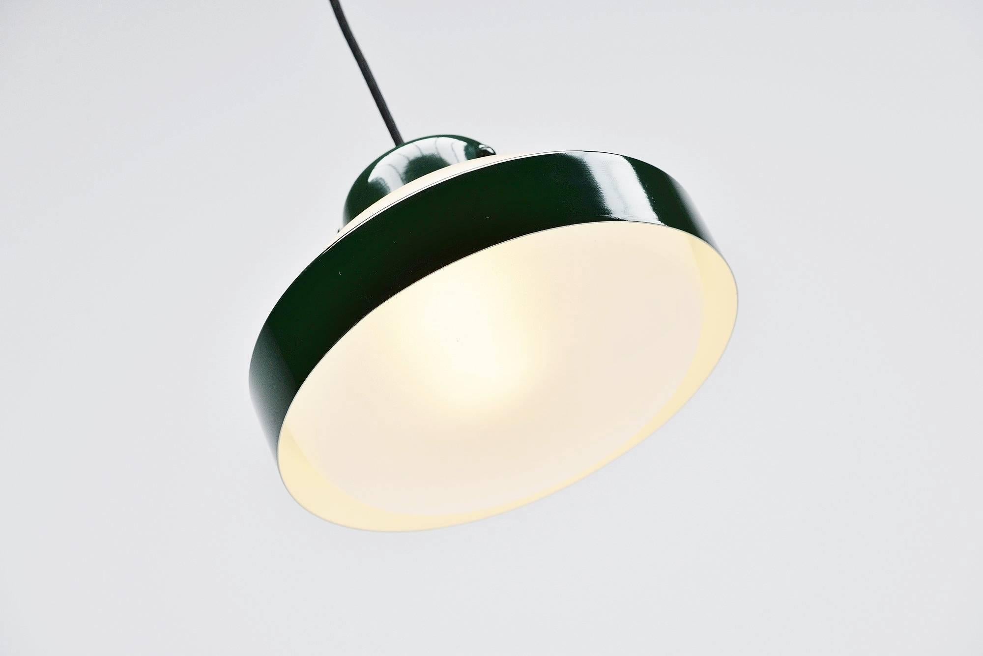 Italian Gino Sarfatti Pendant Lamp Model 2102p Arteluce, 1959 For Sale