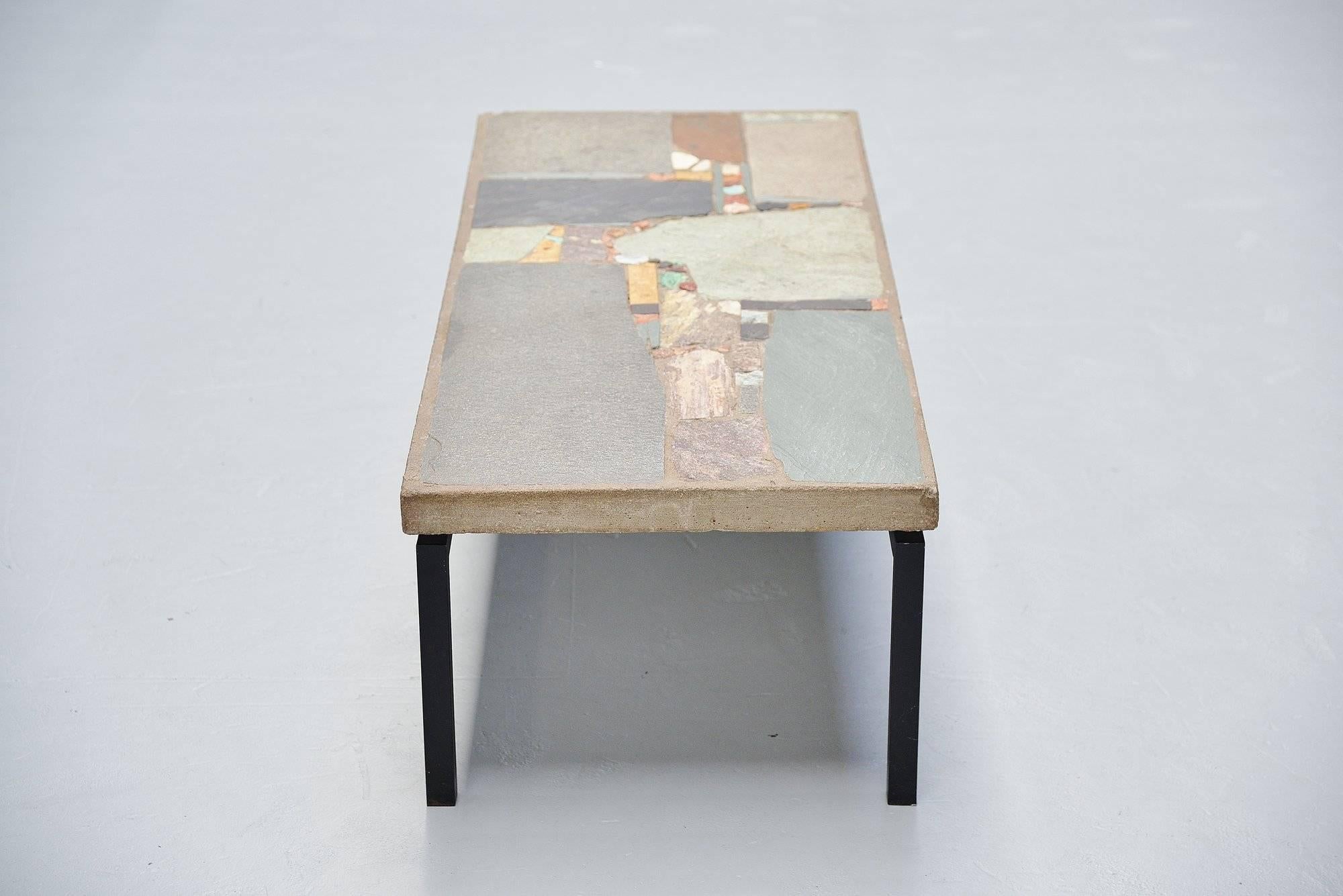 Mid-Century Modern Rien Goené Abstract Coffee Table, 1958