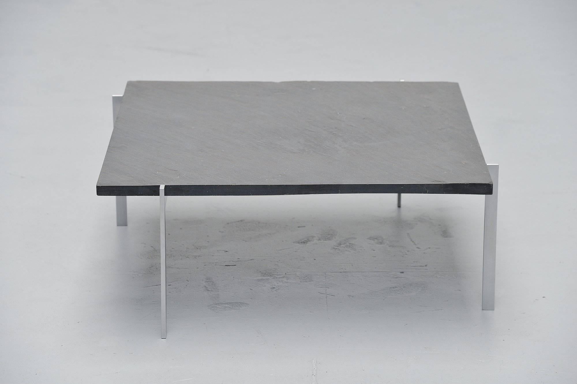 Here for one of the most known designs by Poul Kjaerholm, this coffee table model PK61 designed for E Kold Christensen, Denmark 1956. Poul Kjaerholm wanted to sell the production rights to Fritz Hansen at first but they didn’t want it. After a great