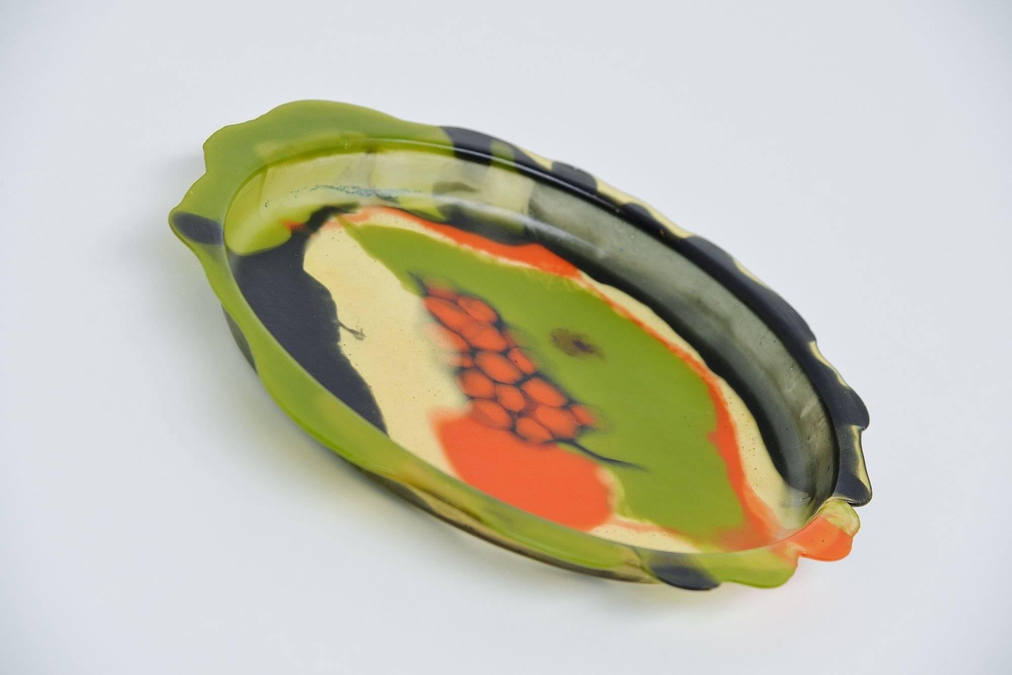 American Gaetano Pesce serving tray Fish Design 1987 For Sale