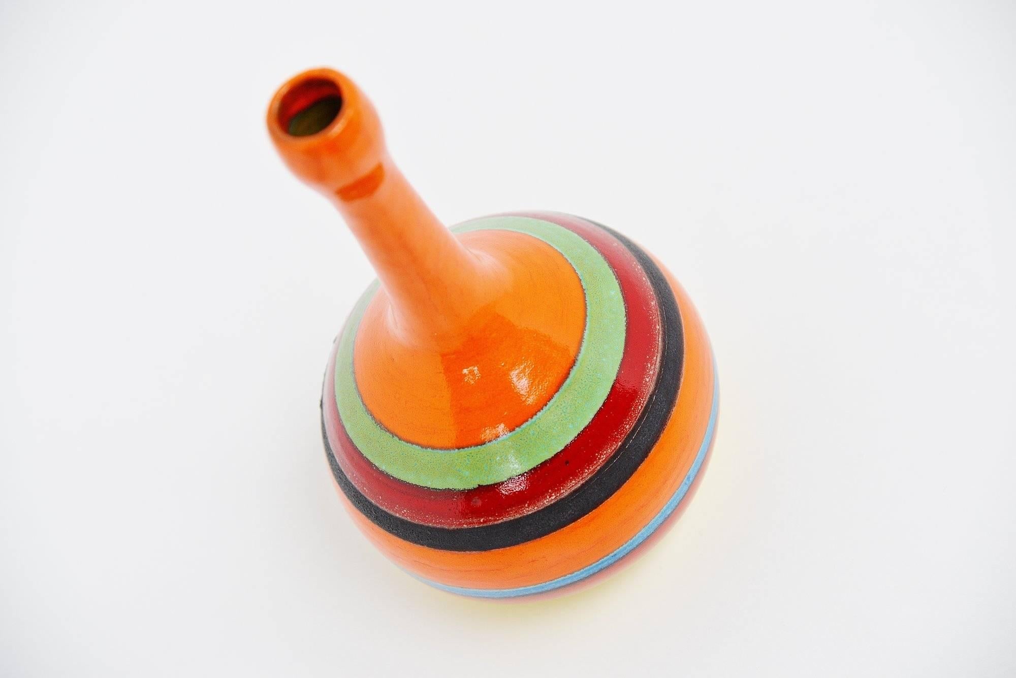 Guido Gambone Ceramic Artwork Vase, Italy, 1950 In Fair Condition In Roosendaal, NL