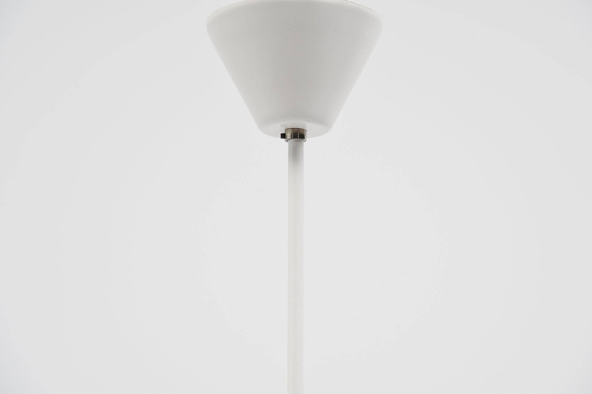 Metal Jjm Hoogervorst Anvia Counter Balance Ceiling Lamp, Holland, 1957 For Sale