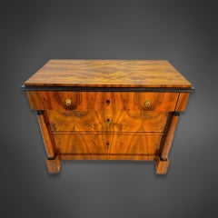 Biedermeier Writing Chest of Drawers, Walnut – circa 1820