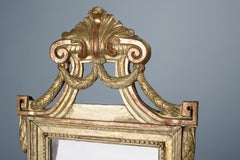 Specchio svedese in stile gustaviano dorato, 1790 circa