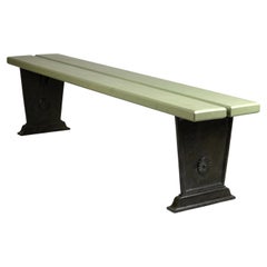 Banc de jardin rare en fonte, « Swedish Grace », Skoglund & Olson, Gävle