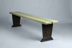 Banc de jardin rare en fonte, « Swedish Grace », Skoglund & Olson, Gävle