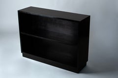 Freistehend, ebonisiert, Art déco, Bücherregal, Schweden