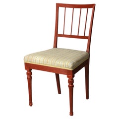 Set of four Late Gustavian chairs, Lindome, Sweden. Maker's Stamped NTS, c. 1800