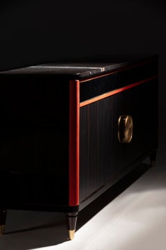 Credenza Makassar in stile Art Déco