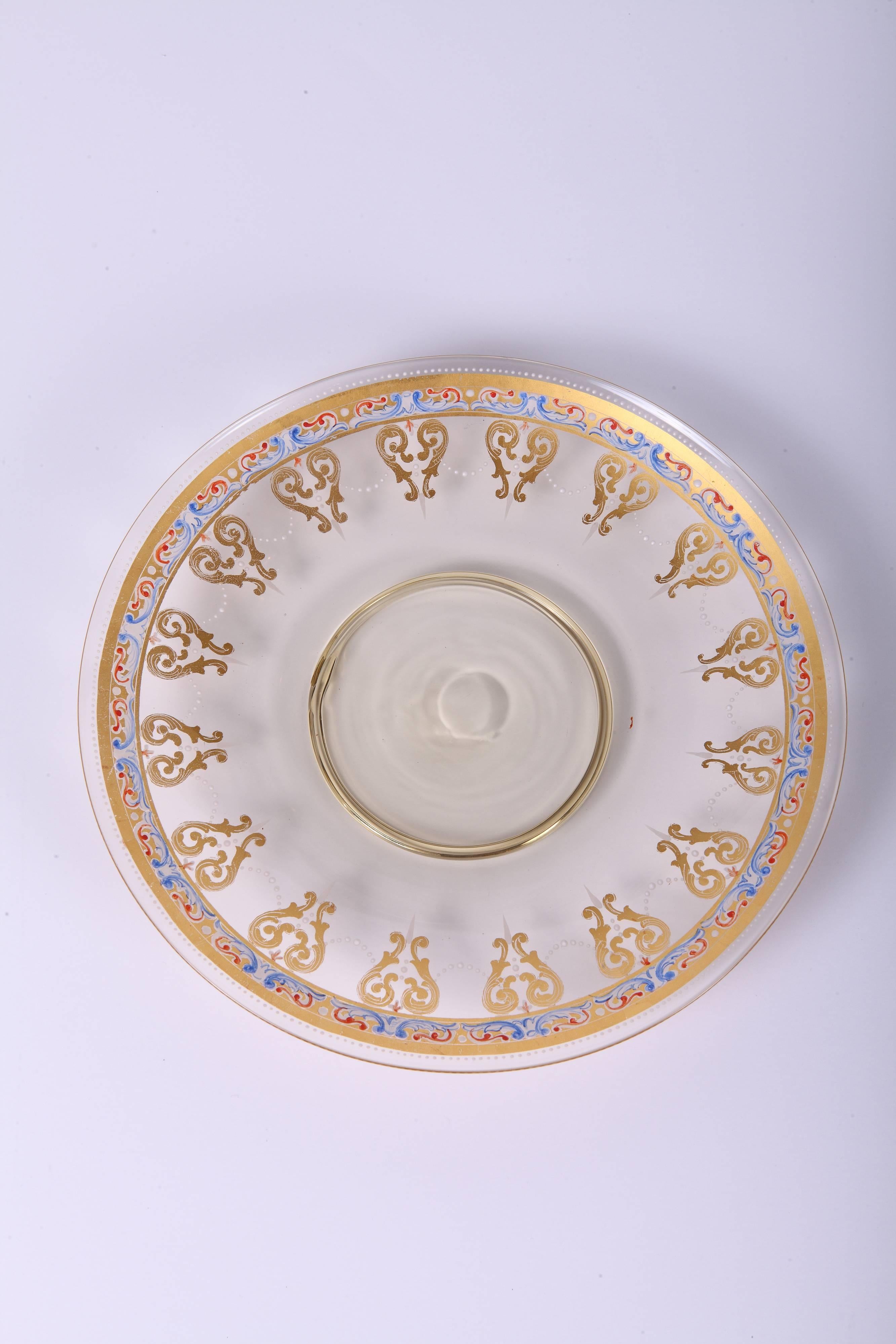 Tischservice aus Murano Muranoglas für 13+ Personen von Salviati (20. Jahrhundert) im Angebot