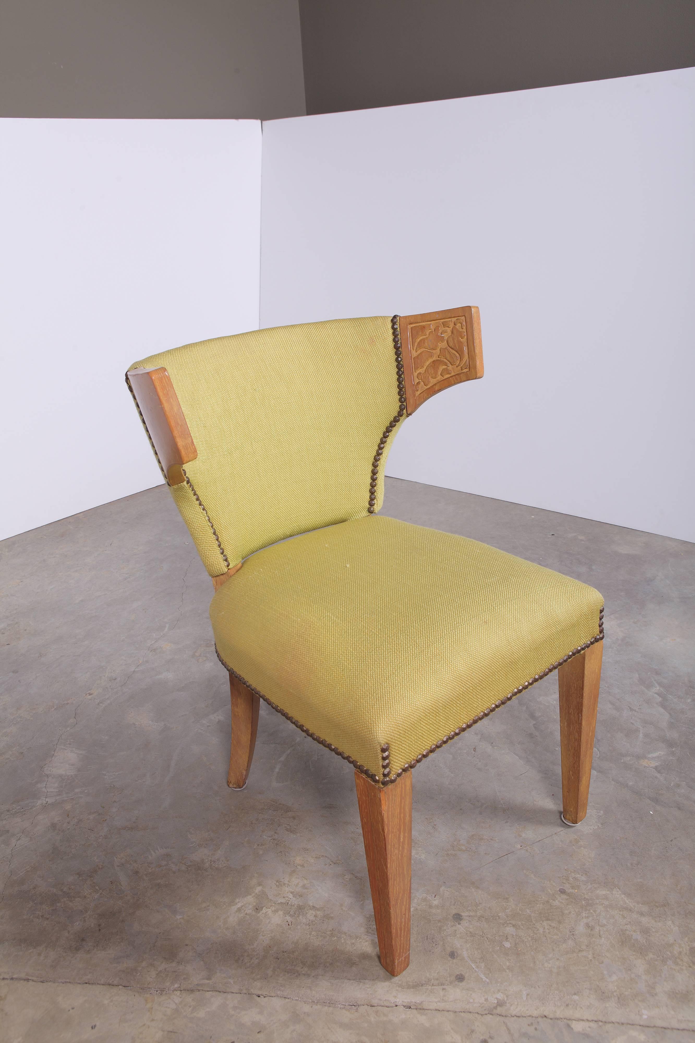 American Set of Six Mid-Century Dining Chairs Designed by Harold Schwartz for Romweber