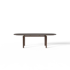 Boerne Dining Table, Walnut with Floating Tabletop, Made in Portugal by Muranti