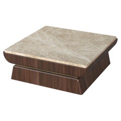 Mid-Century Blemount Center Table Volakas Marble Top Made in Portugal by Muranti