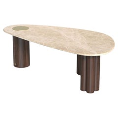 Dixie Center Table, Light Emperador Marble, Made in Portugal by Muranti