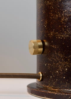 Handcrafted Ceramic Table Lamp 'The Rook' by HENAUZ, Modern Design