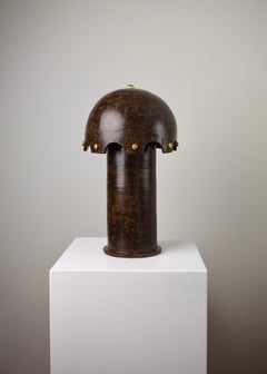 Handcrafted Ceramic Table Lamp 'The Rook' by HENAUZ, Modern Design