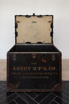 20th C. Leedy Manufacturing Co. Band Trunk for Ralph Dunbar’s White Hussars