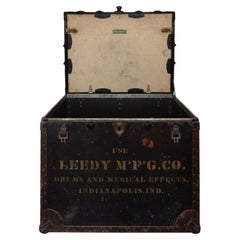 20th C. Leedy Manufacturing Co. Band Trunk for Ralph Dunbar’s White Hussars