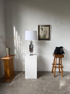 1980s XL cast aluminum lamp
