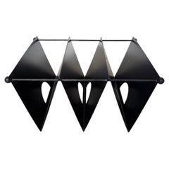 1980s Memphis-style modular magazine rack