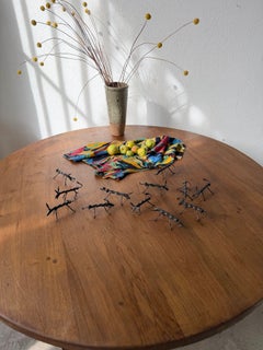 Zoomorphic Brutalist set of 12 knife rests