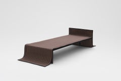 Raiments Daybed by Laerke Ryom, Quilted Wool on Steel Frame, Denmark
