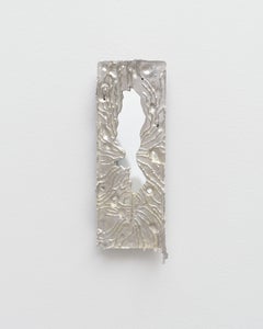 Speculum 02 by Et Arrangement: Wall-Mounted Sculpture in Cast Tin and Mirror