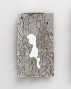 Speculum 03 by Et Arrangement: Wall-Mounted Sculpture in Cast Tin and Mirror