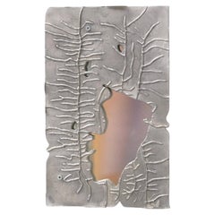 Speculum 04 by Et Arrangement: Wall-Mounted Sculpture in Cast Tin and Mirror