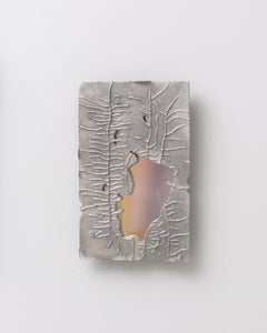Speculum 04 by Et Arrangement: Wall-Mounted Sculpture in Cast Tin and Mirror