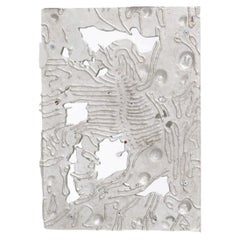 Speculum 05 by Et Arrangement: Wall-Mounted Sculpture in Cast Tin and Mirror