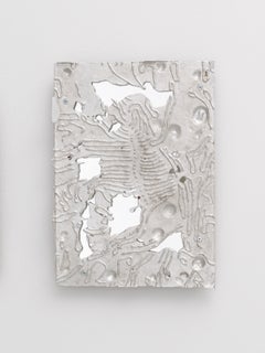 Speculum 05 by Et Arrangement: Wall-Mounted Sculpture in Cast Tin and Mirror