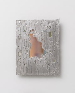 Speculum 07 by Et Arrangement: Wall-Mounted Sculpture in Cast Tin and Mirror
