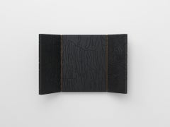 Triptych I by Et Arrangement: Labyrinthine Wood Sculpture, Signed.