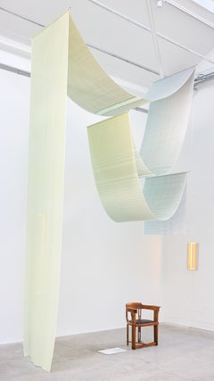 Color Space by Tronhjem Rømer: Textile Installation, Large Silk Design, 2024