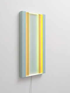 Applique murale Lumi S 2 de Tronhjem Rømer, en acier thermolaqué, couleur réfléchissante.