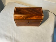 Caja de caoba georgiana