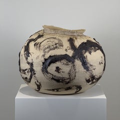 Unique Glazed Stoneware Object  Untitled VI by Begüm Alkan