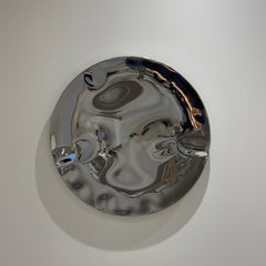 Utsuroi Mirror-Polished Steel Wall Sculpture by Mustafa Aykurt