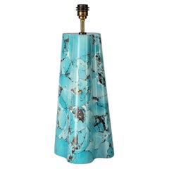 Triflute Scagliola Table Lamp by Christopher Wall Design.