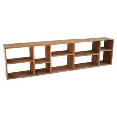Custom Reclaimed Wood Shelving Unit - Versatile Storage Solution