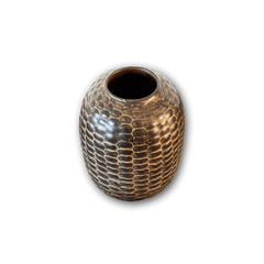 Stoneware vase in budding style and decorated with Dilou glaze by Axel Salto