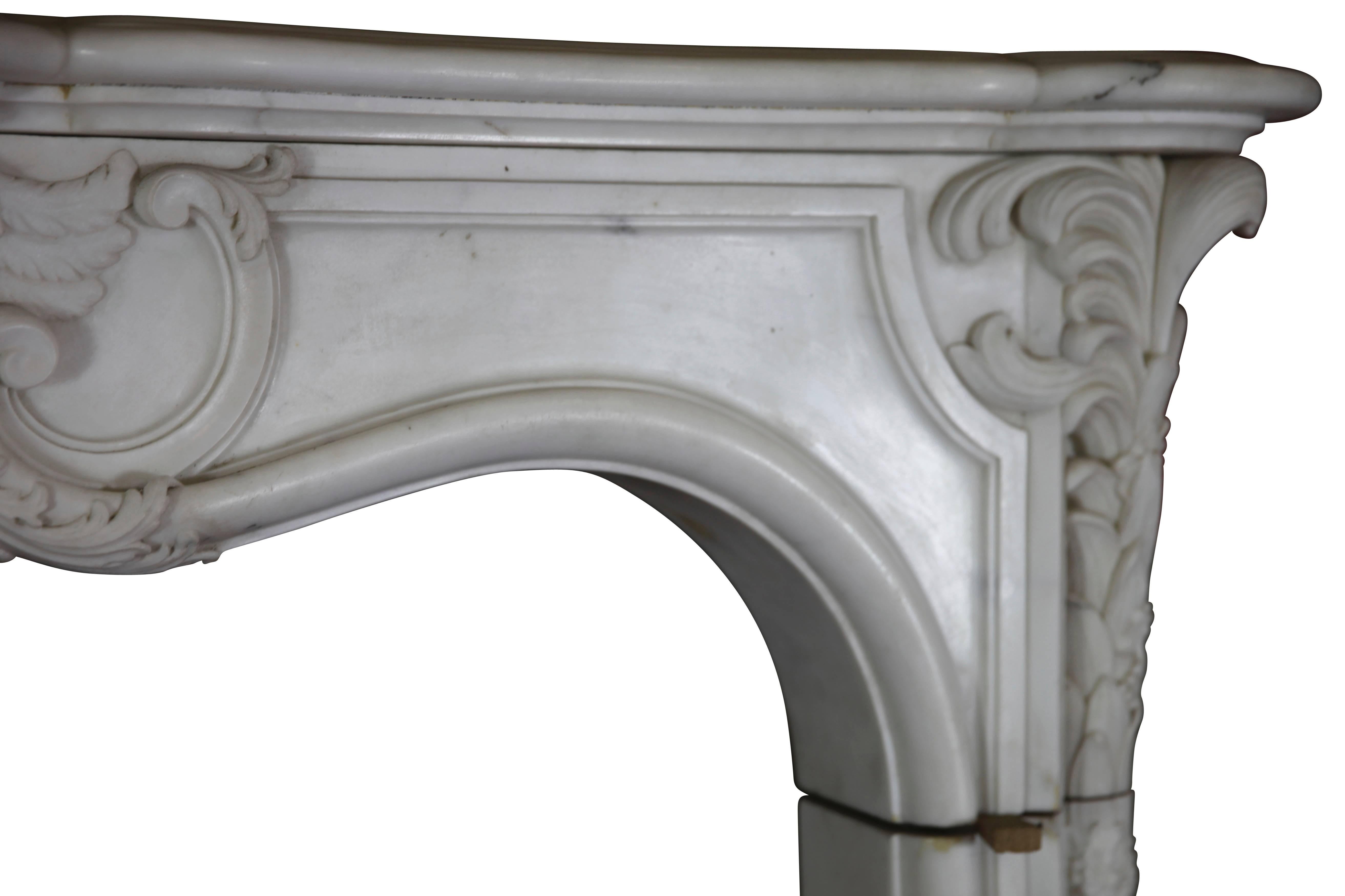 19th Century Original Empire Period Fireplace Mantel In Excellent Condition For Sale In Beervelde, BE